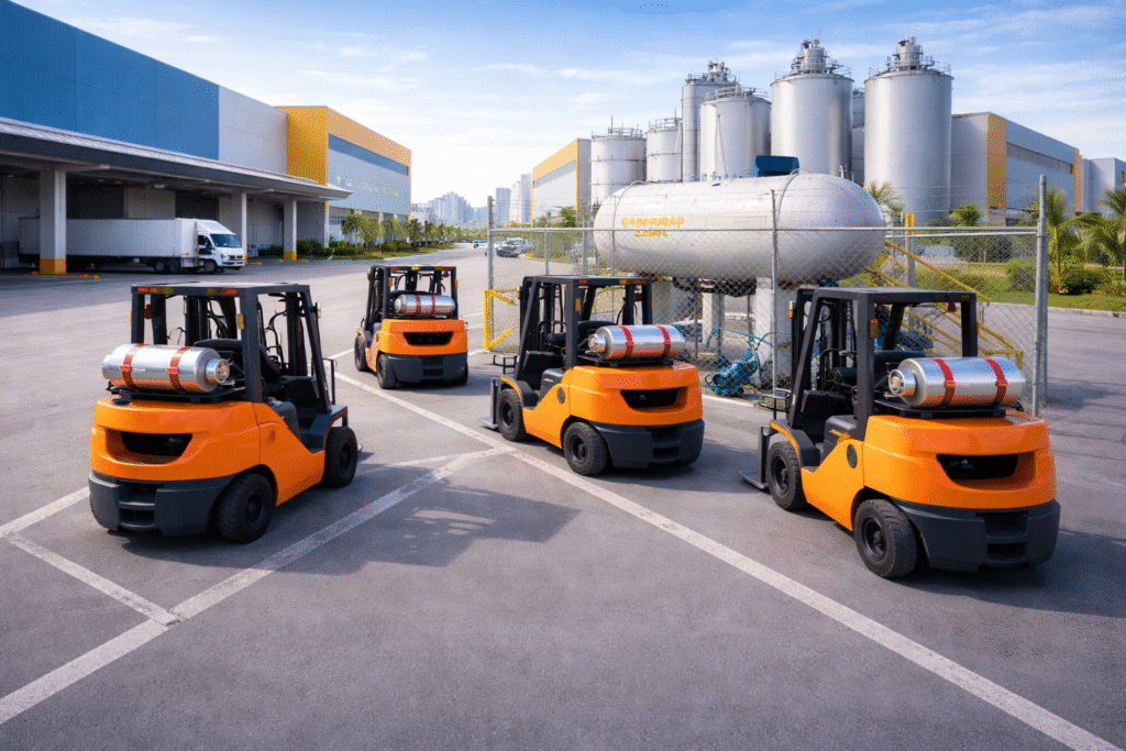 Estación de Gas LP para Montacargas con Motobomba 2 gas lp a montacargas