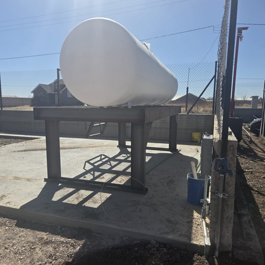 Estación de Gas LP para Montacargas con Motobomba 5 Tanque estacionario